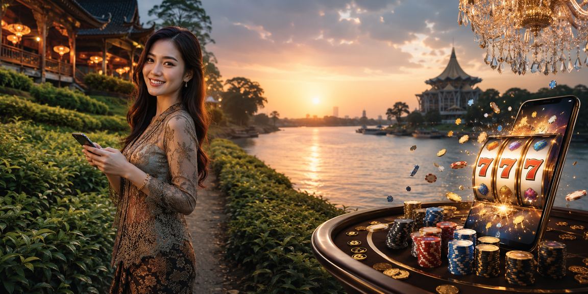 Permainan slot dan loteri dalam talian gaya tempatan Sarawak